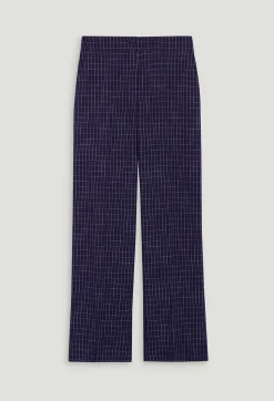 Claudie Pierlot Indigo Checked Suit Trousers*Women Jeans And Trousers