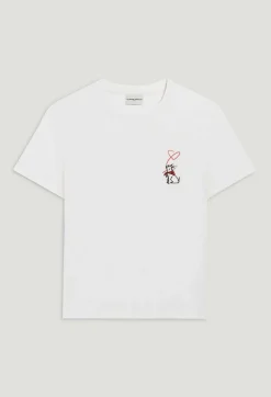 Claudie Pierlot Jean Toto Cream T-Shirt*Women T-Shirts