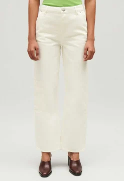 Claudie Pierlot Jean-Pierre Ecru Straight-Leg Jeans*Women Jeans And Trousers