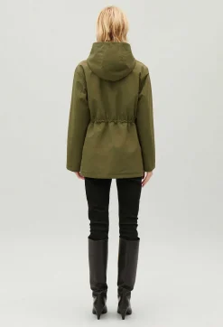 Claudie Pierlot Khaki Reversible Hooded Parka*Women Jackets And Coats