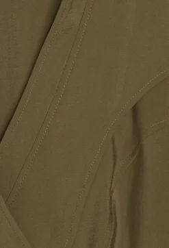 Claudie Pierlot Khaki Tie-Belt Dress*Women Dresses