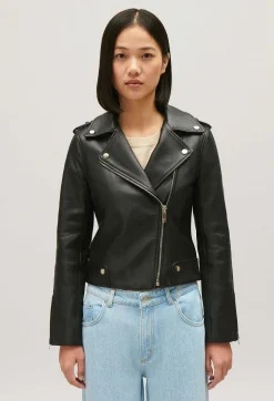 Claudie Pierlot Leather Jacket*Women Jackets And Coats
