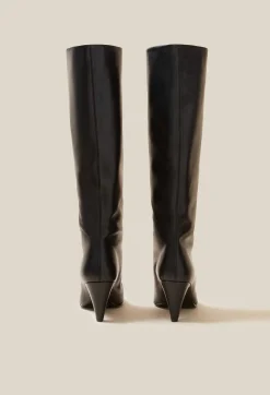 Claudie Pierlot Leather Knee-High Boots*Women Booties And Boots