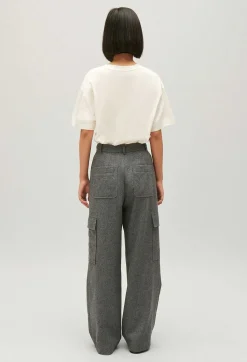 Claudie Pierlot Light Grey Cargo Trousers*Women Jeans And Trousers