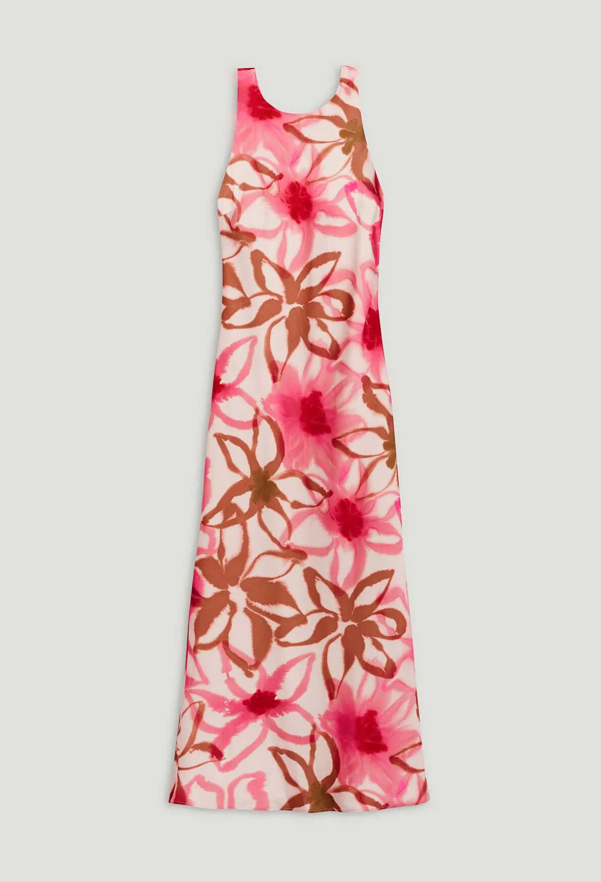 Claudie Pierlot Long Printed Satin-Effect Dress*Women Dresses