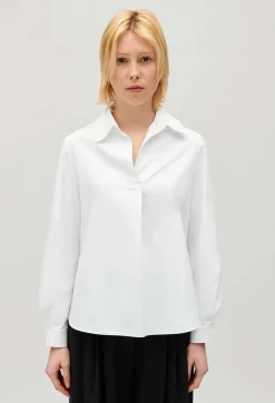 Claudie Pierlot Long-Sleeved Cotton Blouse*Women Tops And Shirts