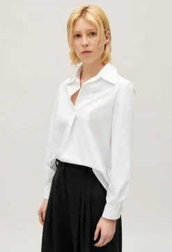 Claudie Pierlot Long-Sleeved Cotton Blouse*Women Tops And Shirts