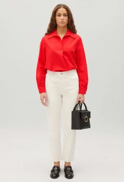 Claudie Pierlot Long-Sleeved Cotton Blouse*Women Tops And Shirts