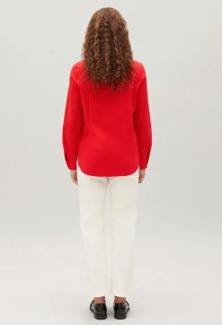 Claudie Pierlot Long-Sleeved Cotton Blouse*Women Tops And Shirts