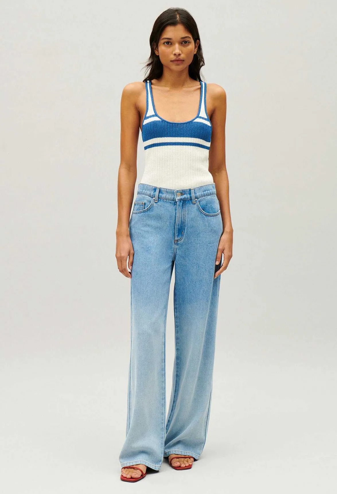 Claudie Pierlot Michel Blue Baggy Jeans*Women Jeans And Trousers