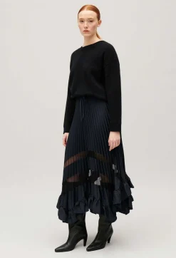 Claudie Pierlot Midi Pleated Skirt*Women Skirts And Shorts