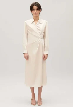 Claudie Pierlot Midi Wrap Dress*Women Dresses