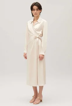Claudie Pierlot Midi Wrap Dress*Women Dresses
