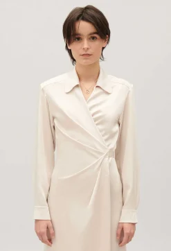 Claudie Pierlot Midi Wrap Dress*Women Dresses