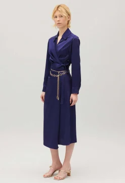 Claudie Pierlot Midi Wrap Dress*Women Dresses
