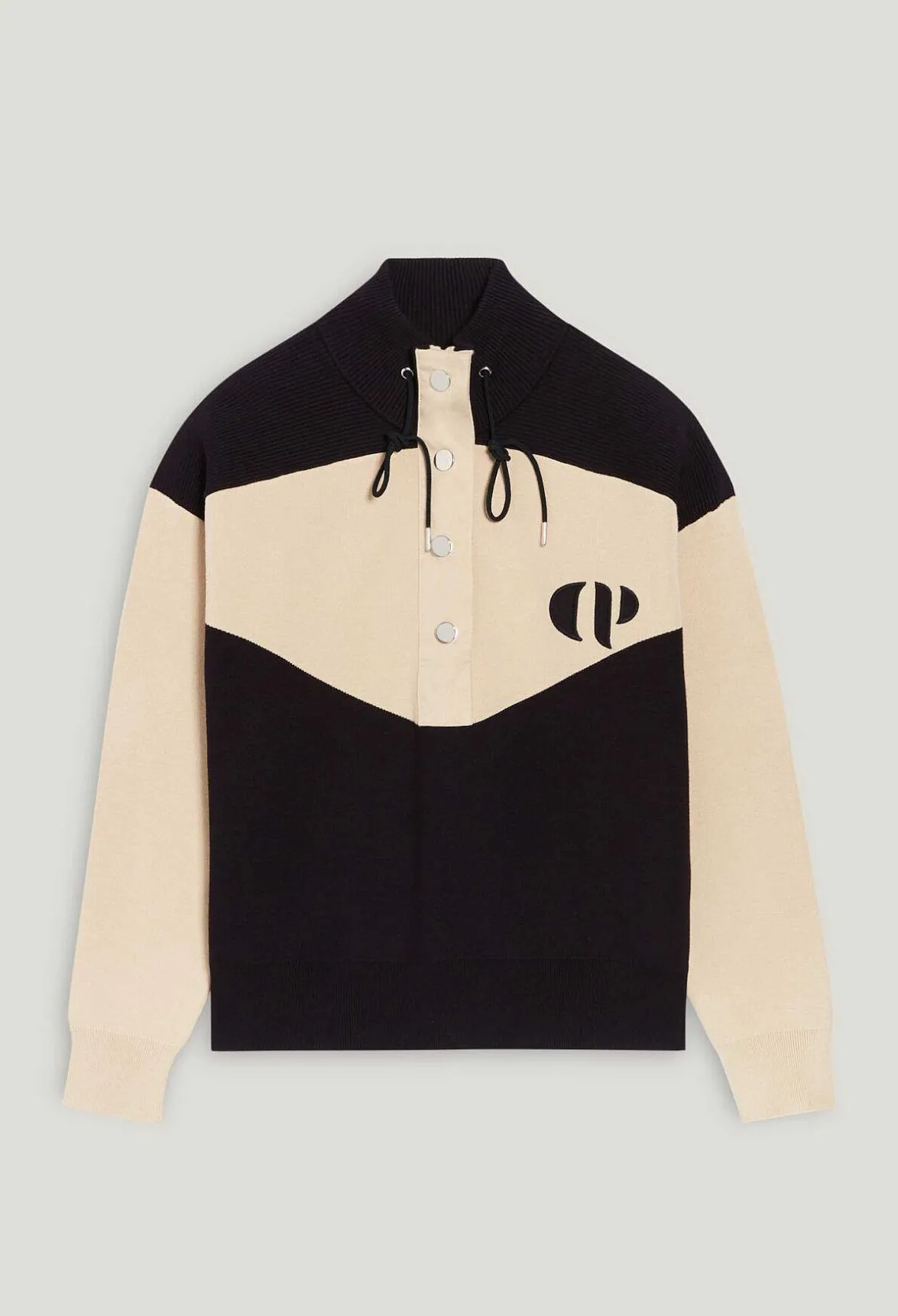 Claudie Pierlot Minimum Half-Zip Sweatshirt*Women Sweaters And Cardigans