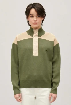 Claudie Pierlot Minimum Half-Zip Sweatshirt*Women Sweaters And Cardigans