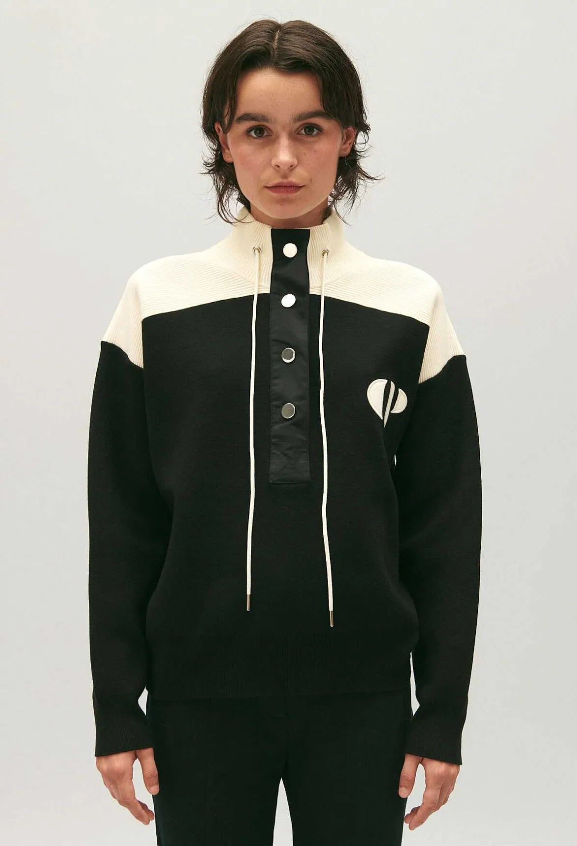 Claudie Pierlot Minimum Half-Zip Sweatshirt*Women Sweaters And Cardigans