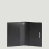 Claudie Pierlot Monogrammed Navy Passport Holder*Women Small Leather Goods