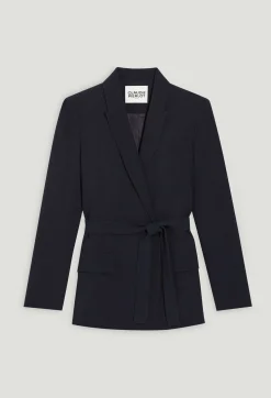 Claudie Pierlot Navy Blue Suit Jacket*Women Blazers
