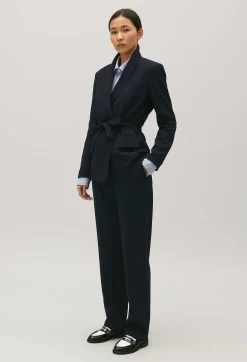 Claudie Pierlot Navy Blue Suit Trousers*Women Jeans And Trousers