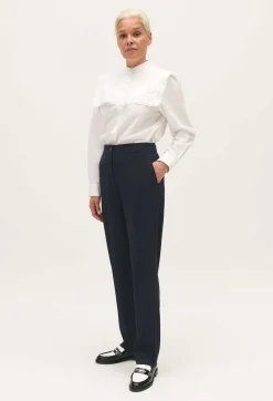 Claudie Pierlot Navy Blue Suit Trousers*Women Jeans And Trousers