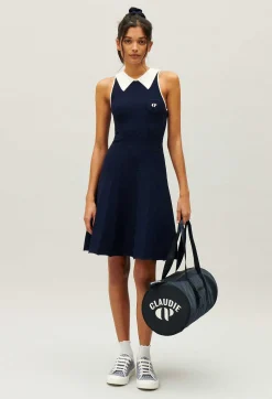 Claudie Pierlot Navy Blue Tennis Dress*Women Dresses