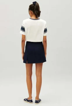 Claudie Pierlot Navy Blue Tennis Skirt*Women Skirts And Shorts