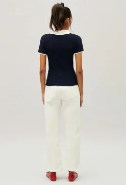 Claudie Pierlot Navy Blue Tennis Top*Women Tops And Shirts