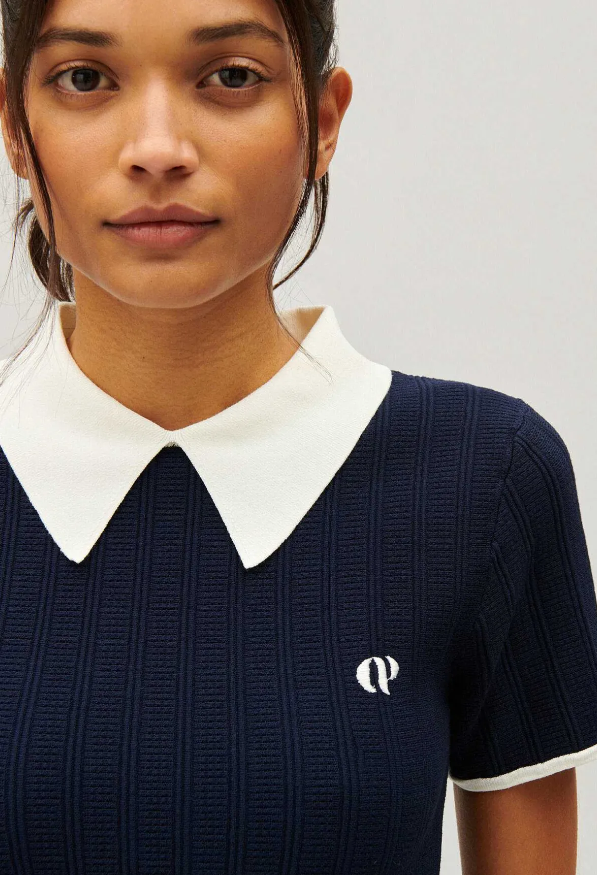 Claudie Pierlot Navy Blue Tennis Top*Women Tops And Shirts