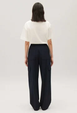 Claudie Pierlot Navy Cargo Trousers*Women Jeans And Trousers
