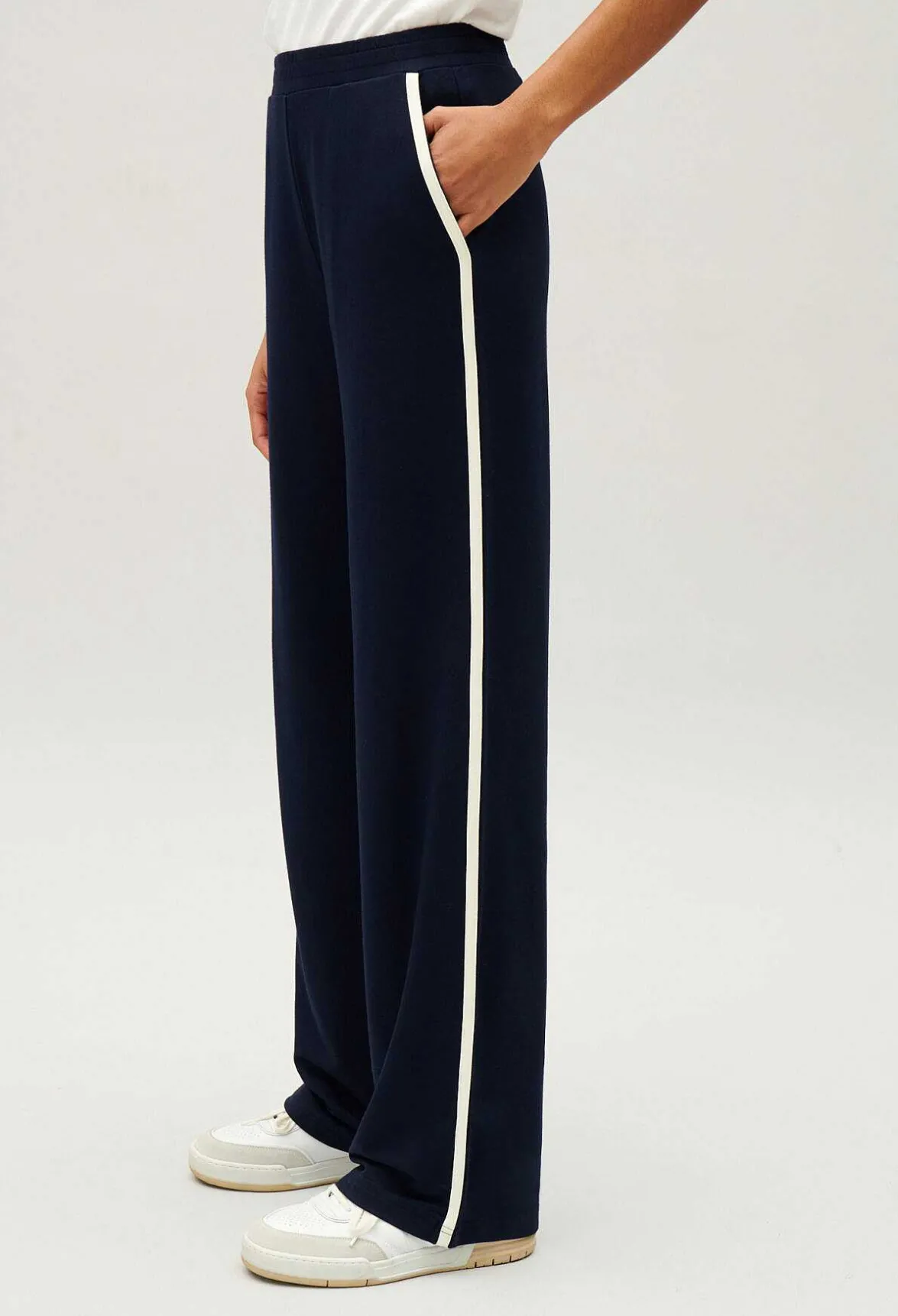 Claudie Pierlot Navy Sports Trousers*Women Jeans And Trousers