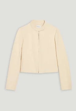 Claudie Pierlot Pale Beige Biker Jacket*Women Blazers