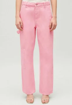 Claudie Pierlot Pierre Pink Straight-Leg Jeans*Women Jeans And Trousers