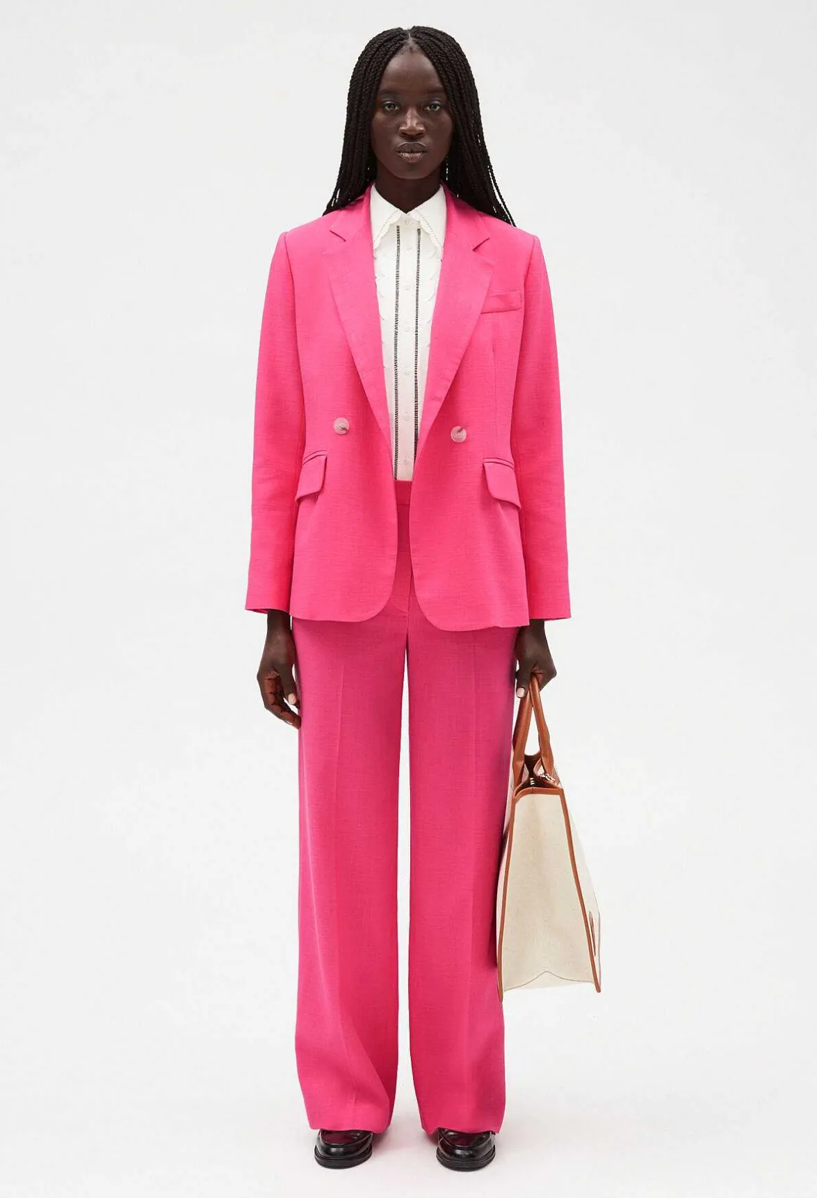 Claudie Pierlot Pink Suit Jacket*Women Blazers