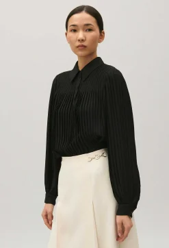 Claudie Pierlot Pleated Blouse*Women Tops And Shirts