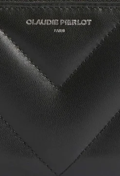 Claudie Pierlot Quilted Leather Wallet*Women Small Leather Goods
