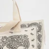 Claudie Pierlot Recycled Cotton Tote Bag*Women Shopping Bags
