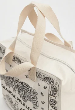 Claudie Pierlot Recycled Cotton Tote Bag*Women Shopping Bags