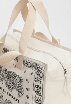 Claudie Pierlot Recycled Cotton Tote Bag*Women Shopping Bags