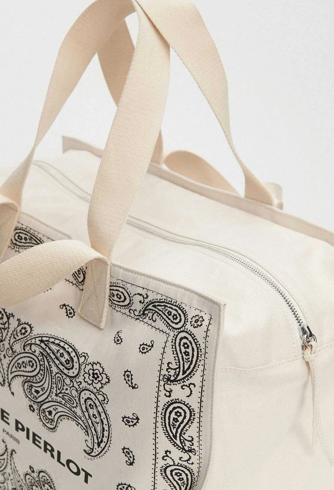 Claudie Pierlot Recycled Cotton Tote Bag*Women Shopping Bags