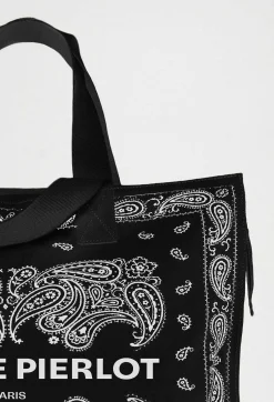 Claudie Pierlot Recycled Cotton Tote Bag*Women Shopping Bags