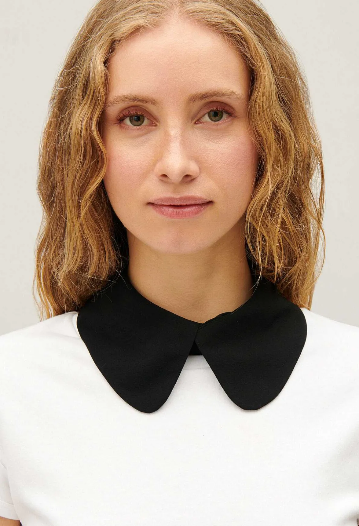 Claudie Pierlot Removable Silk Peter Pan Collar*Women Shawls And Collars