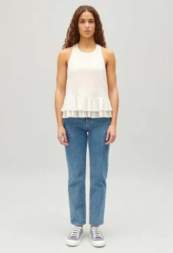 Claudie Pierlot Ruffled Crop Top*Women Tops And Shirts