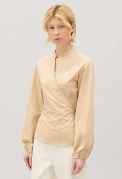 Claudie Pierlot Sand Wrap Blouse*Women Tops And Shirts