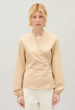 Claudie Pierlot Sand Wrap Blouse*Women Tops And Shirts