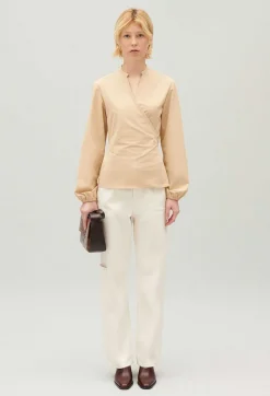 Claudie Pierlot Sand Wrap Blouse*Women Tops And Shirts