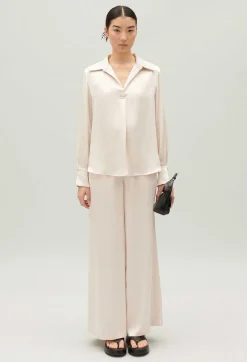 Claudie Pierlot Satin-Effect Floaty Blouse*Women Tops And Shirts