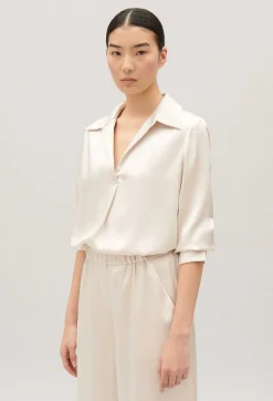 Claudie Pierlot Satin-Effect Floaty Blouse*Women Tops And Shirts
