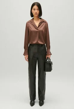 Claudie Pierlot Satin-Effect Floaty Blouse*Women Tops And Shirts